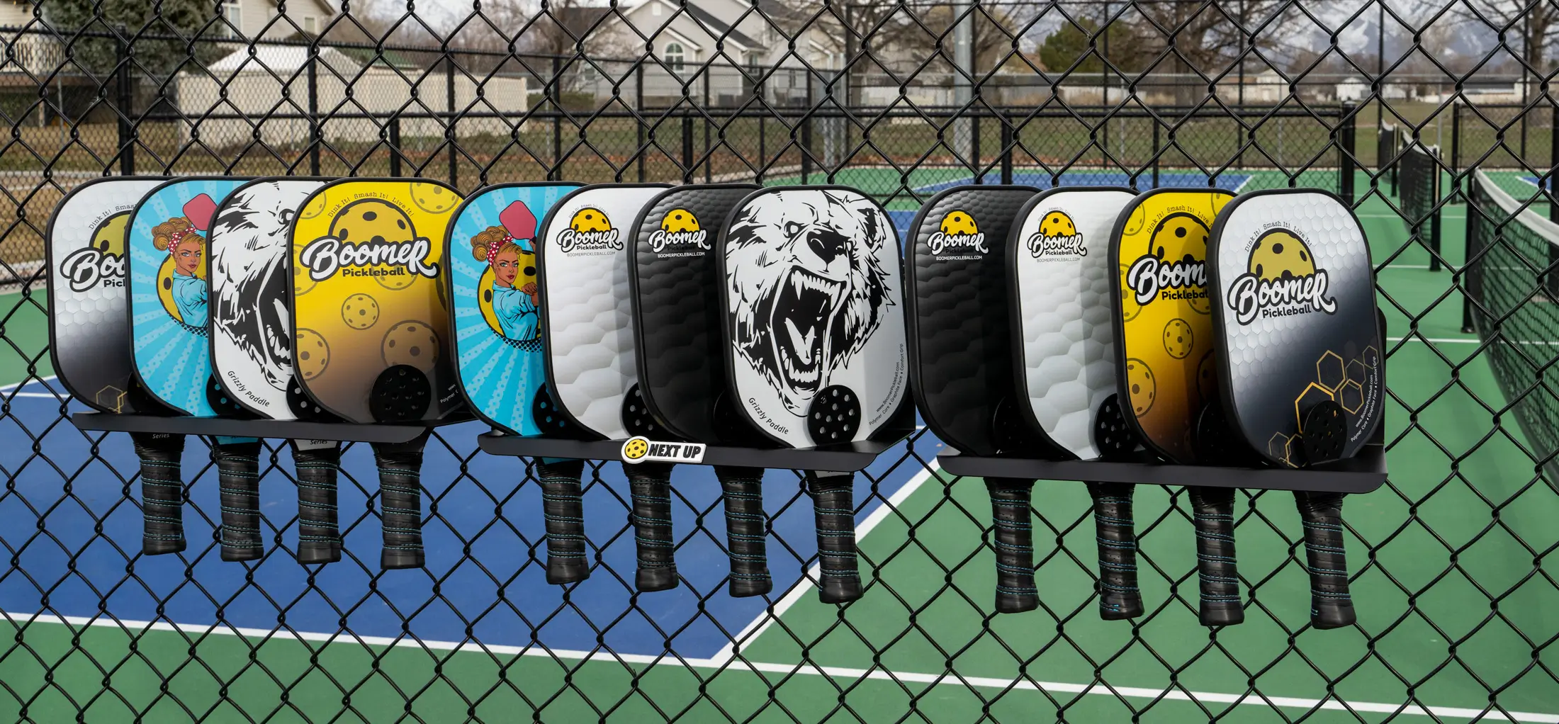 boomer 45d pickleball paddle rack