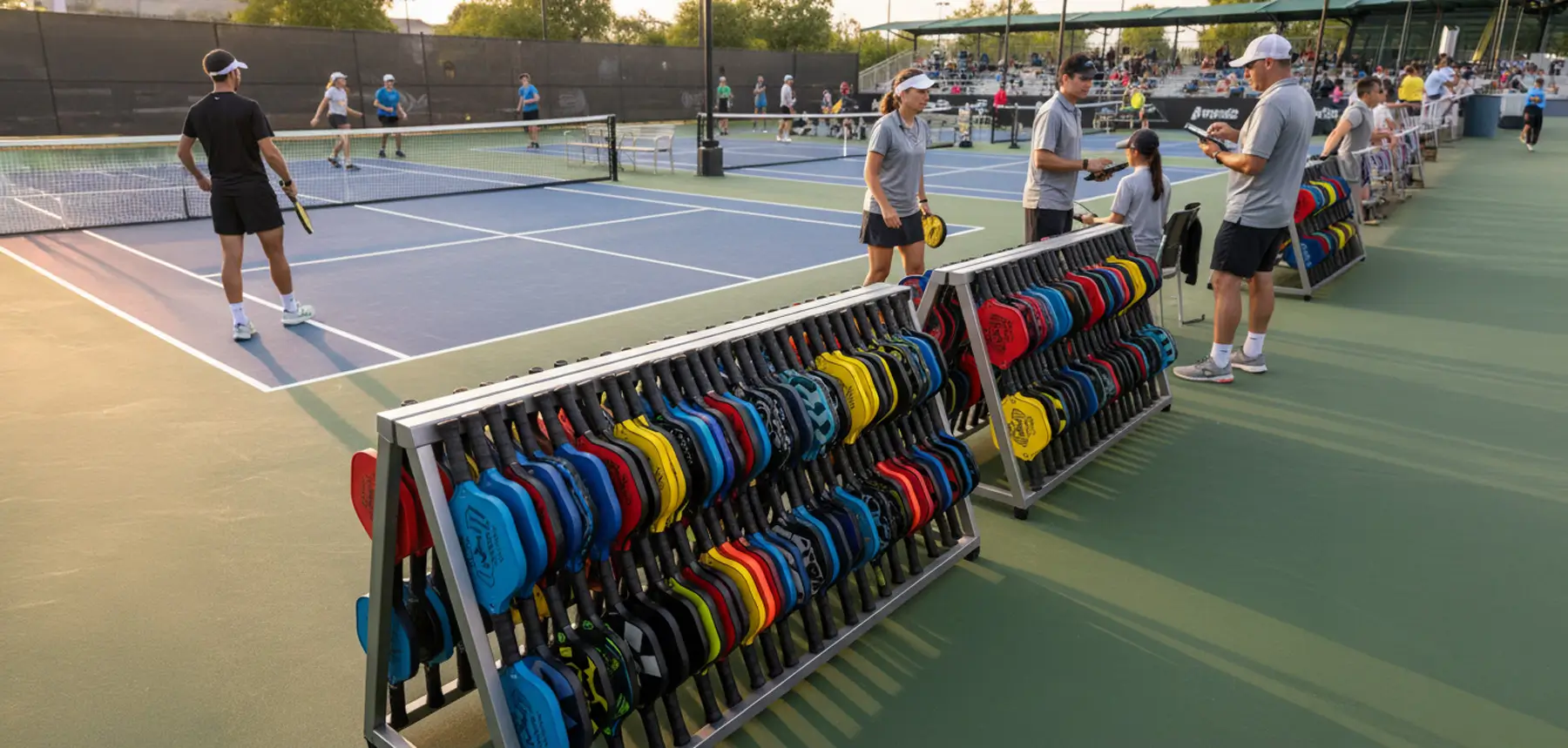 Featured image for “How Do Pickleball Paddle Racks Help Organize Tournaments Smoothly”
